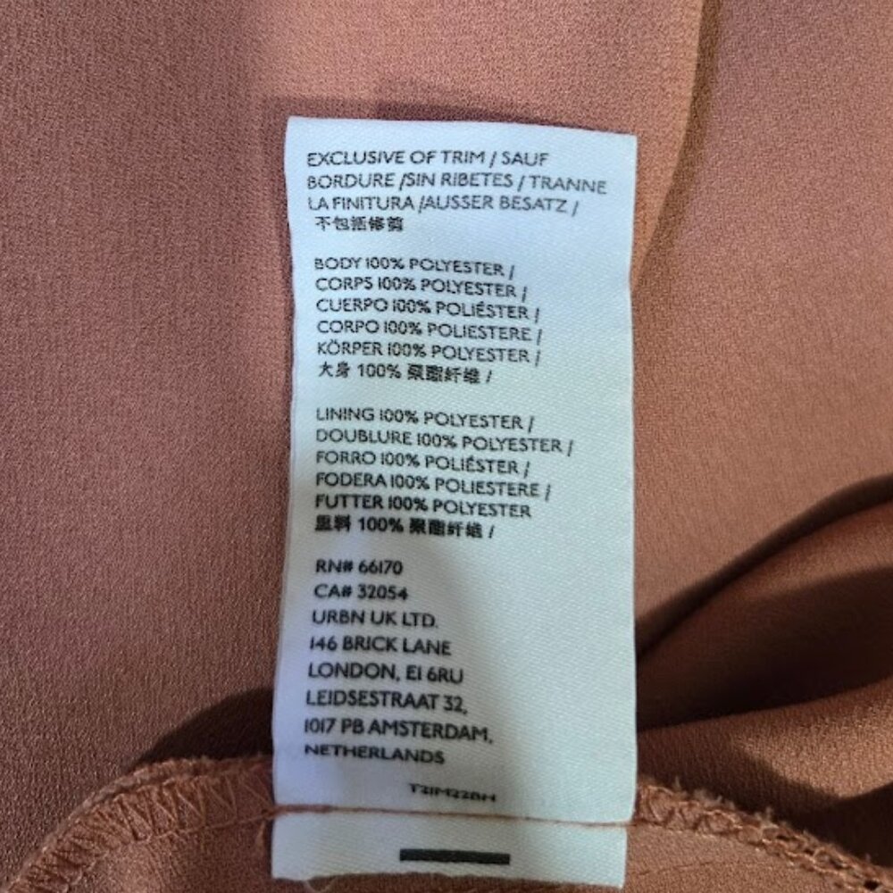 NWOT BHLDN Ruby Satin Charmeuse Dress Size 8 - Picture 10 of 12